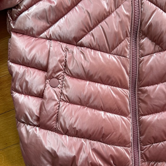 Zara iridescent Pink puffer size 7 - Picture 3 of 4